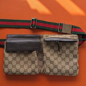 Gucci Sherry Line Waist Belt  GG